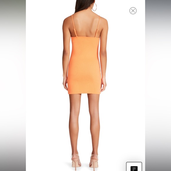Bb Dakota by Steve Madden Out Late Dress orange Women Size Large - Picture 2 of 12